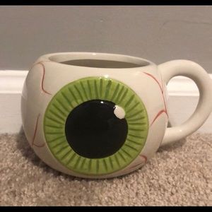 two eyeball mugs